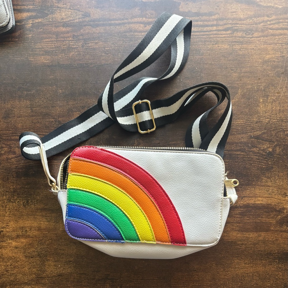Colorful Rainbow Crossbody Bag